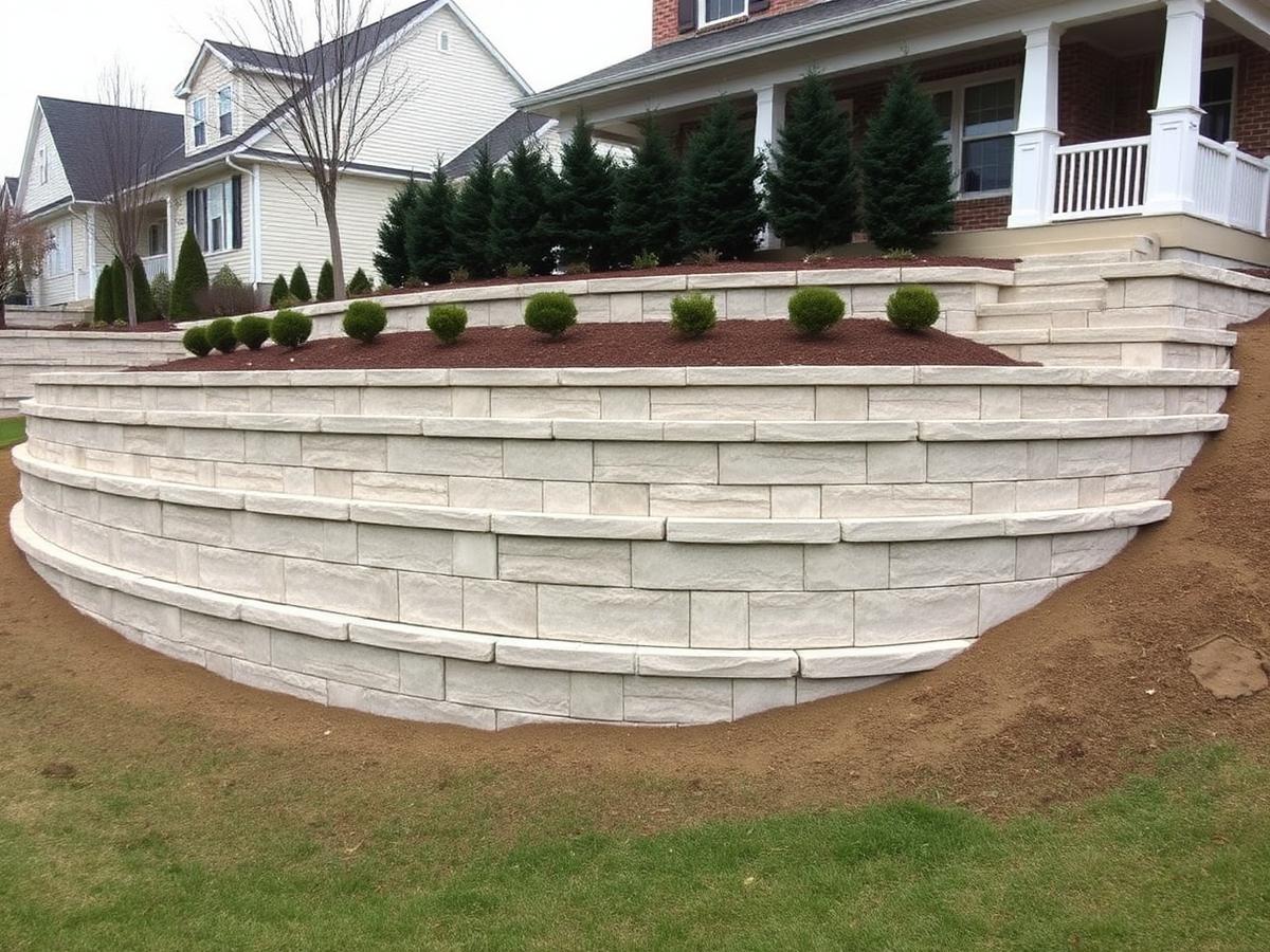 Retaining Walls work by JLJ Construction Inc. in New Jersey